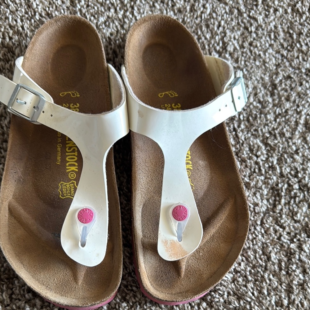Birkenstock White Sandals